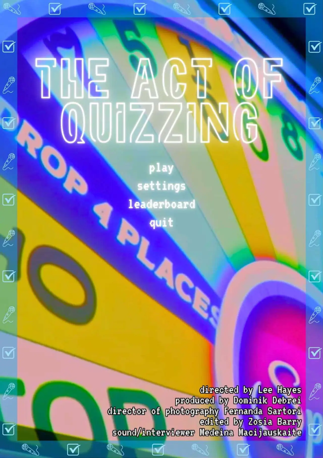 Постер к фильму "The Act Of Quizzing"