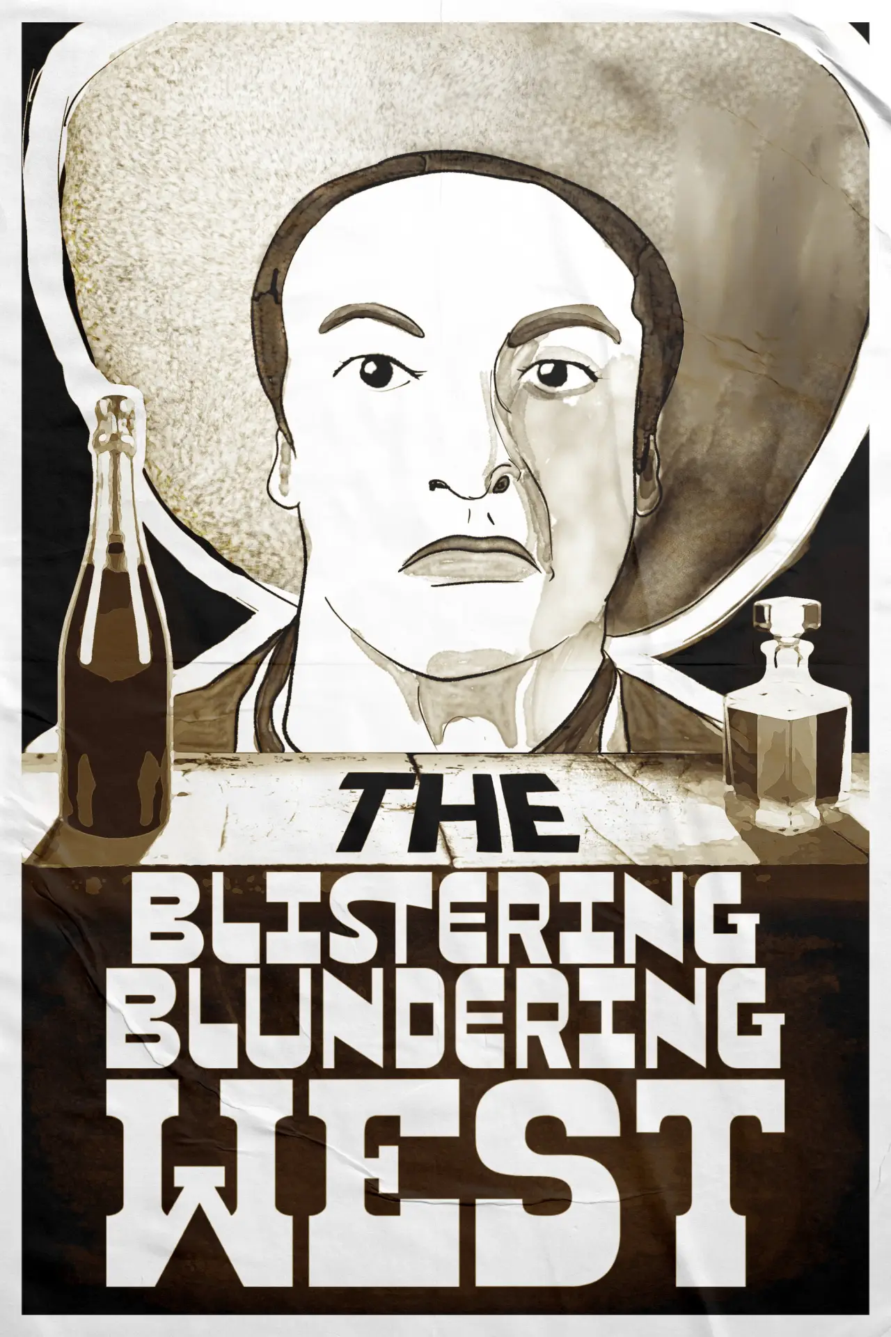 Постер к фильму "The Blistering Blundering West"