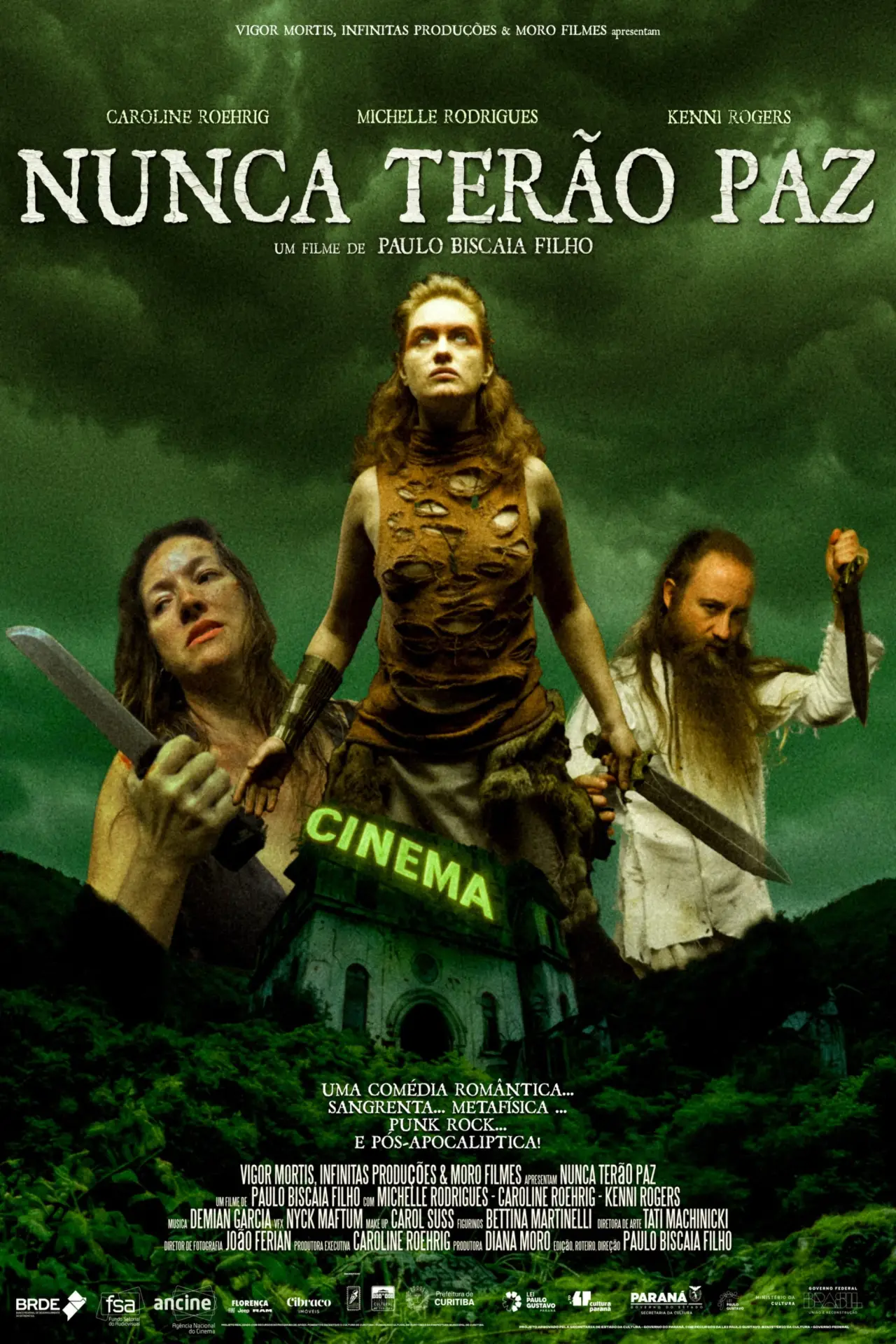 Постер к фильму "Nunca Terão Paz"