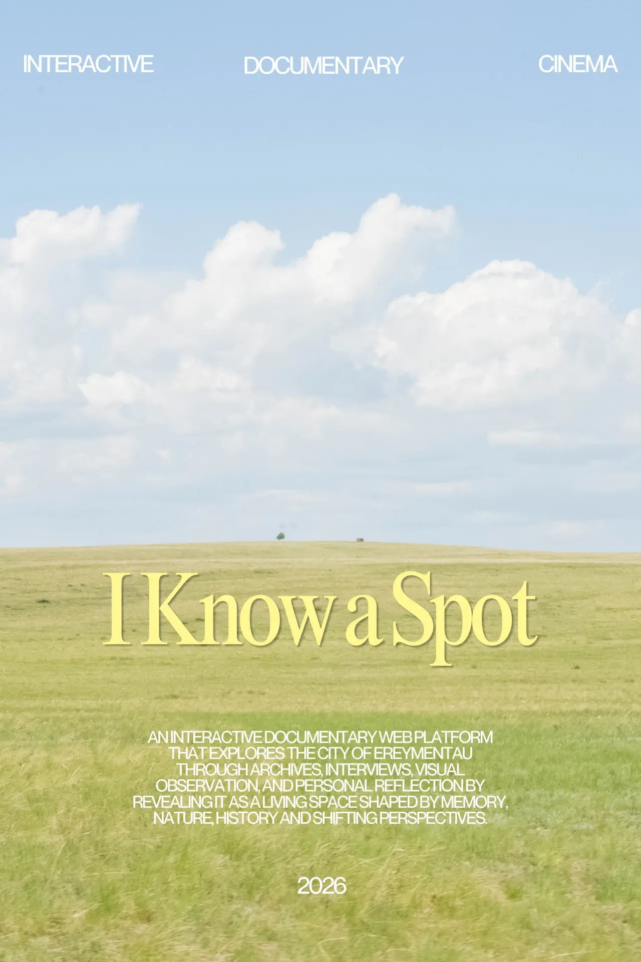 Постер к фильму "I Know a Spot"