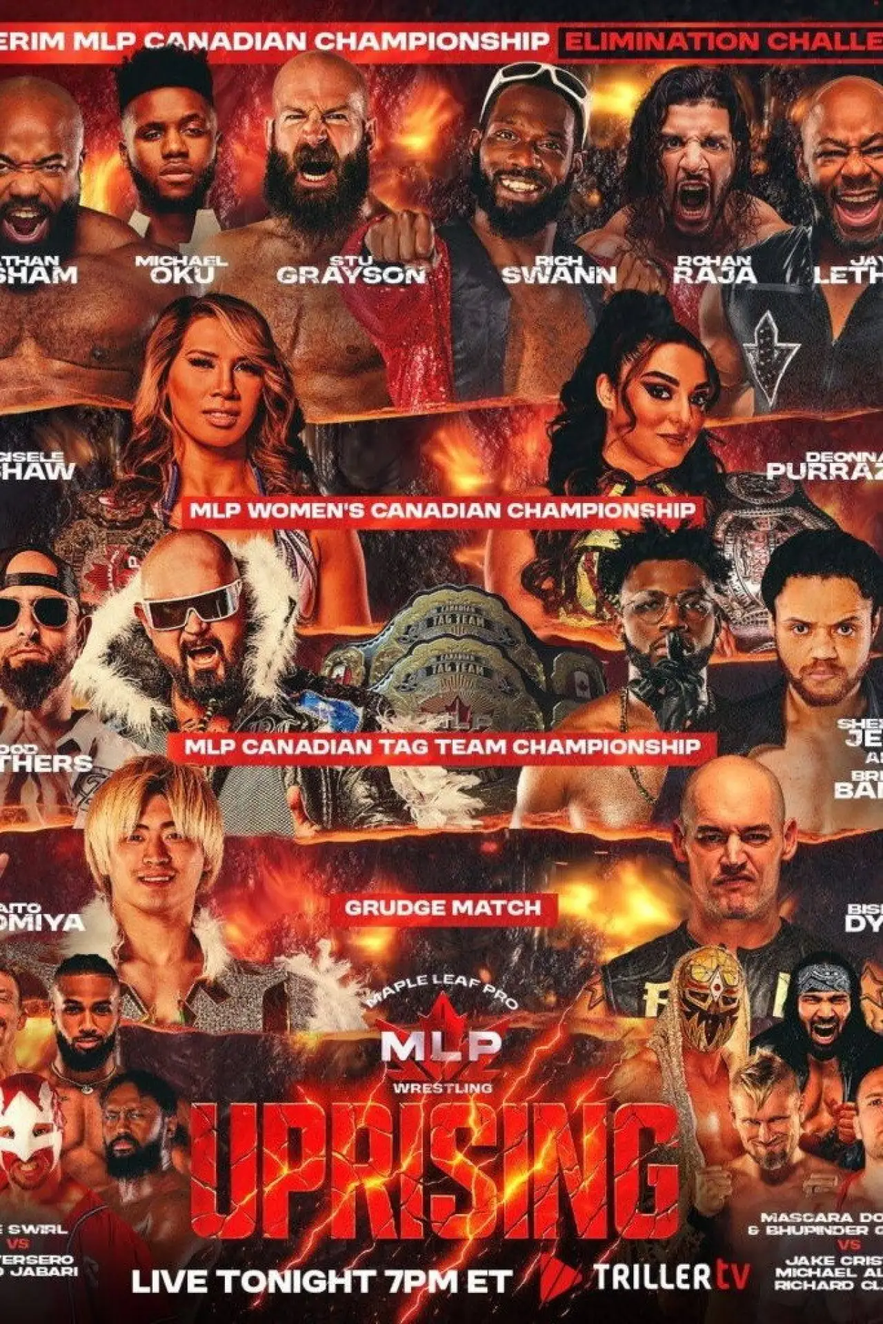Постер к фильму "Maple Leaf Pro Wrestling: Uprising 2026"