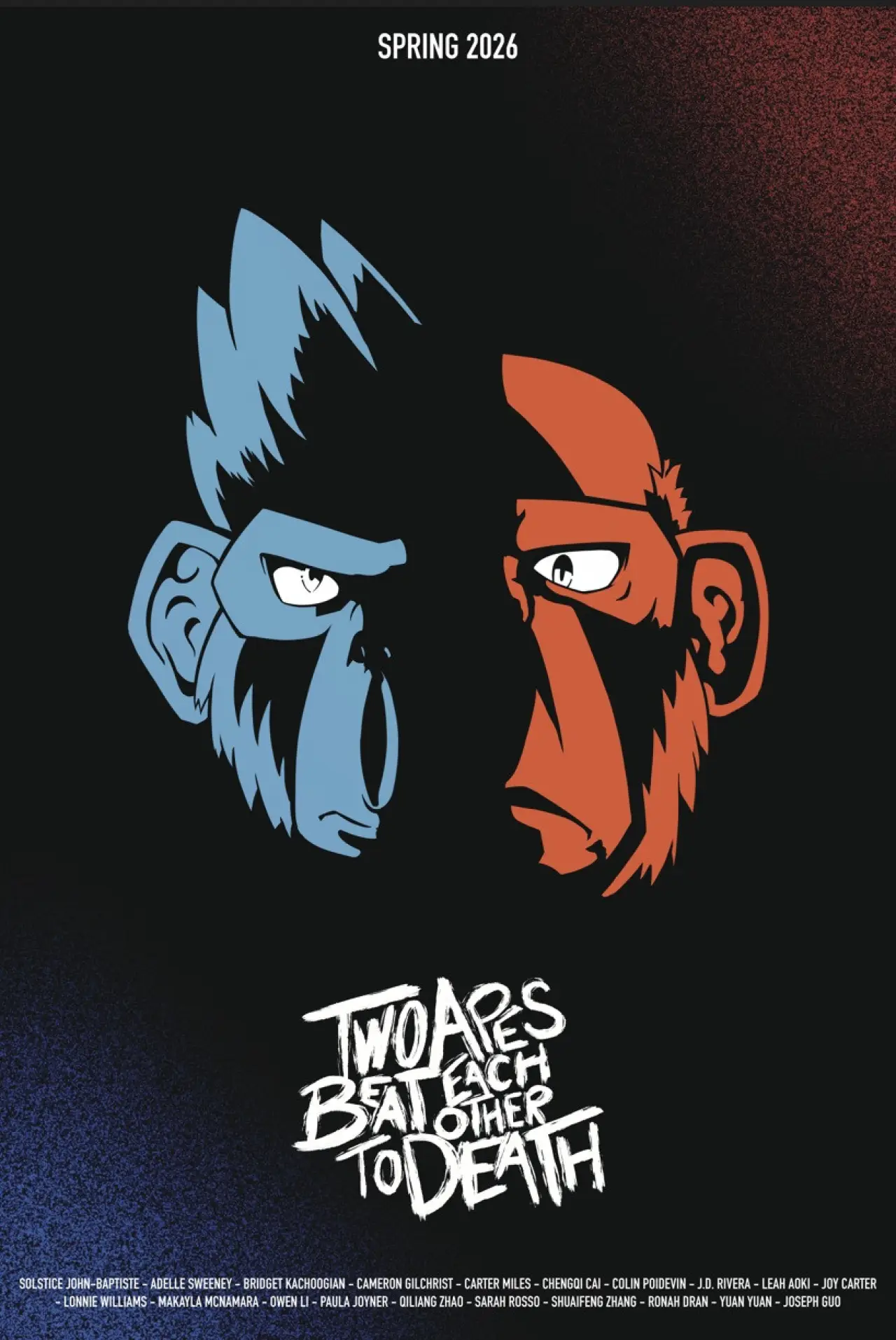 Постер к фильму "Two Apes Beat Each Other to Death"