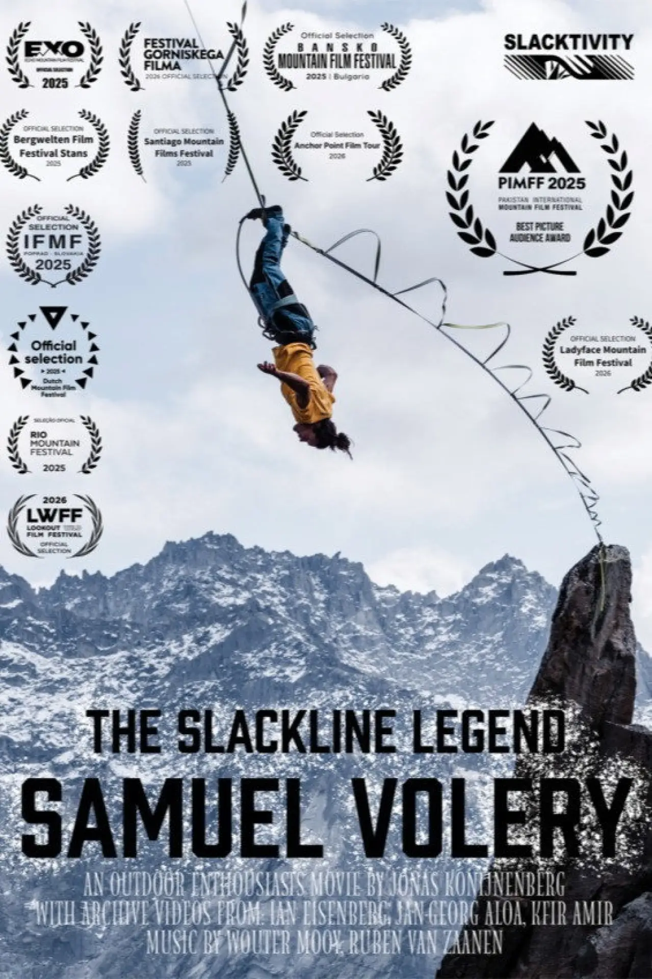Постер к фильму "Samuel Volery: The Slackline Legend"