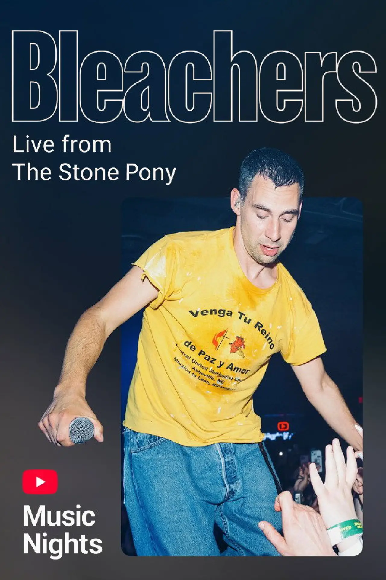 Постер к фильму "Bleachers - Live From The Stone Pony (YouTube Music Nights)"