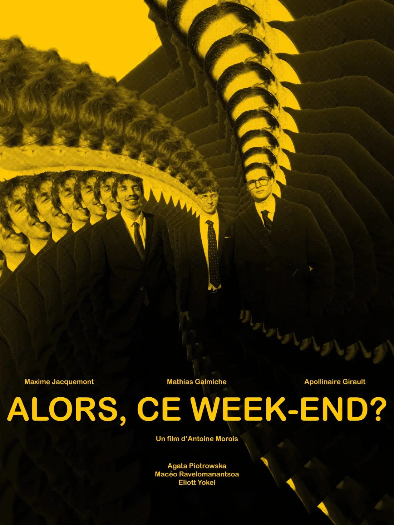 Постер к фильму "ALORS, CE WEEK-END ?"