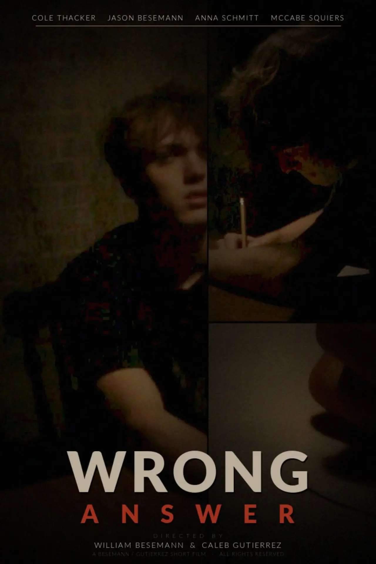 Постер к фильму "Wrong Answer"