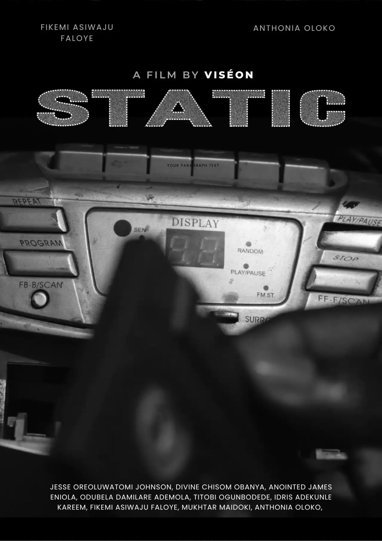 Постер к фильму "STATIC"
