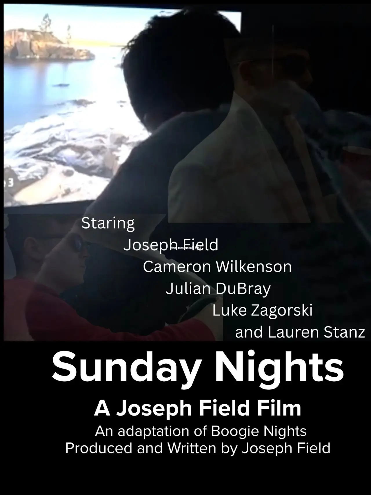 Постер к фильму "Sunday Nights"