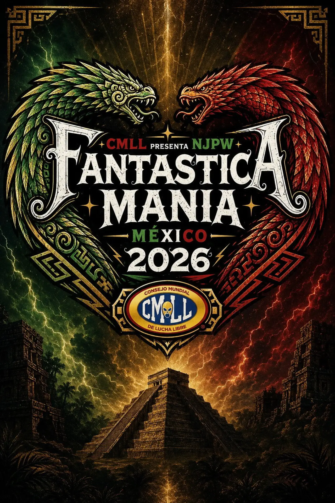 Постер к фильму "CMLL Presenta NJPW Fantastica Mania Mexico 2026"