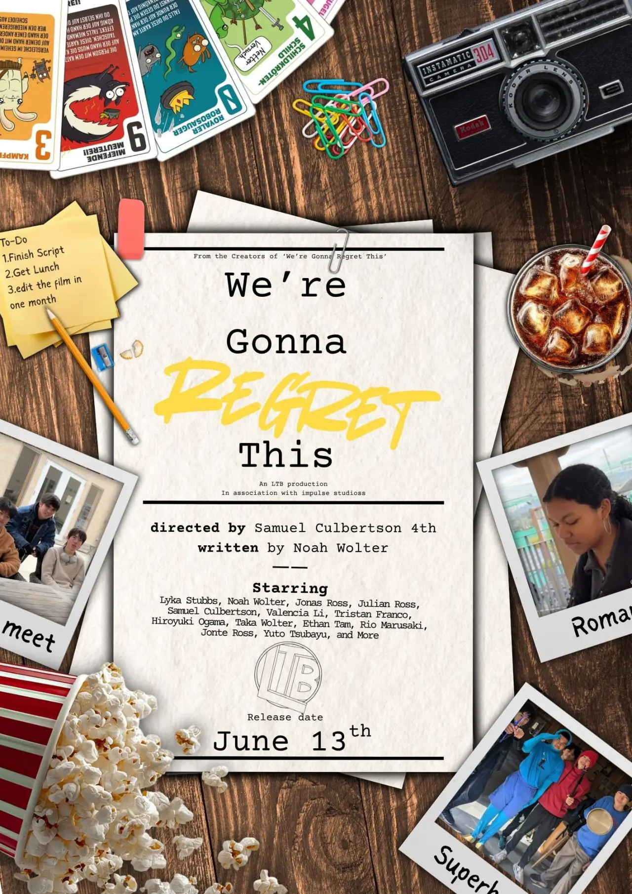Постер к фильму "We’re gonna regret this"