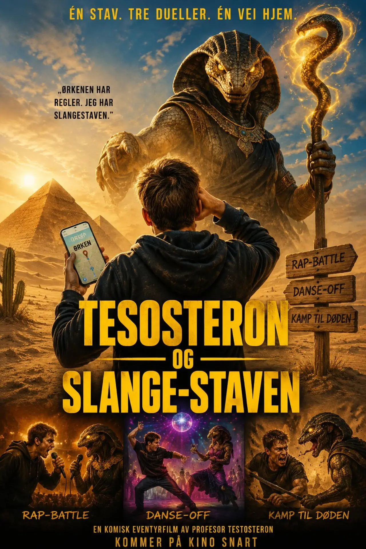 Постер к фильму "TESTOSTERON OG SLANGE-STAVEN"