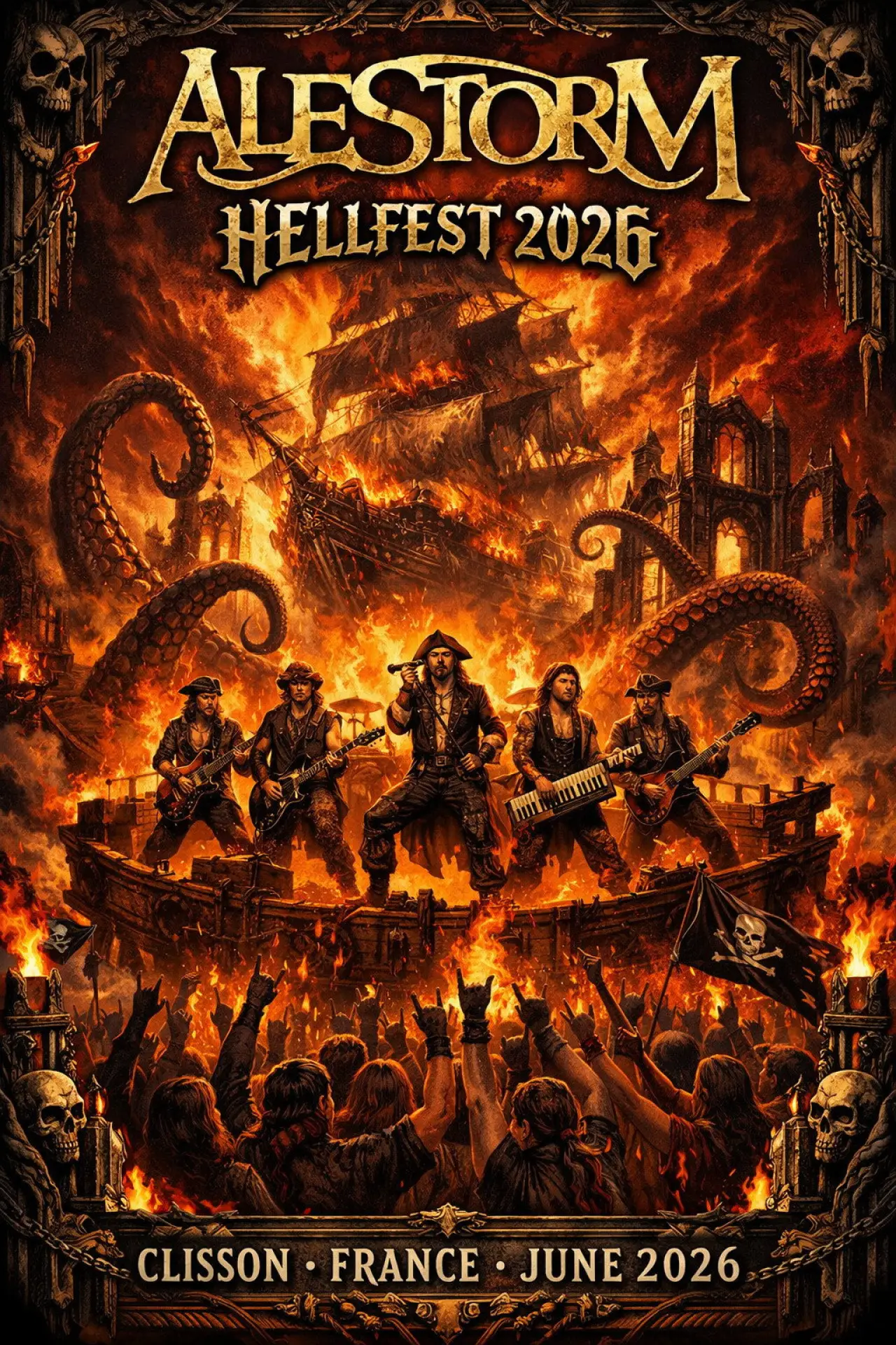Постер к фильму "Alestorm - Hellfest 2026"
