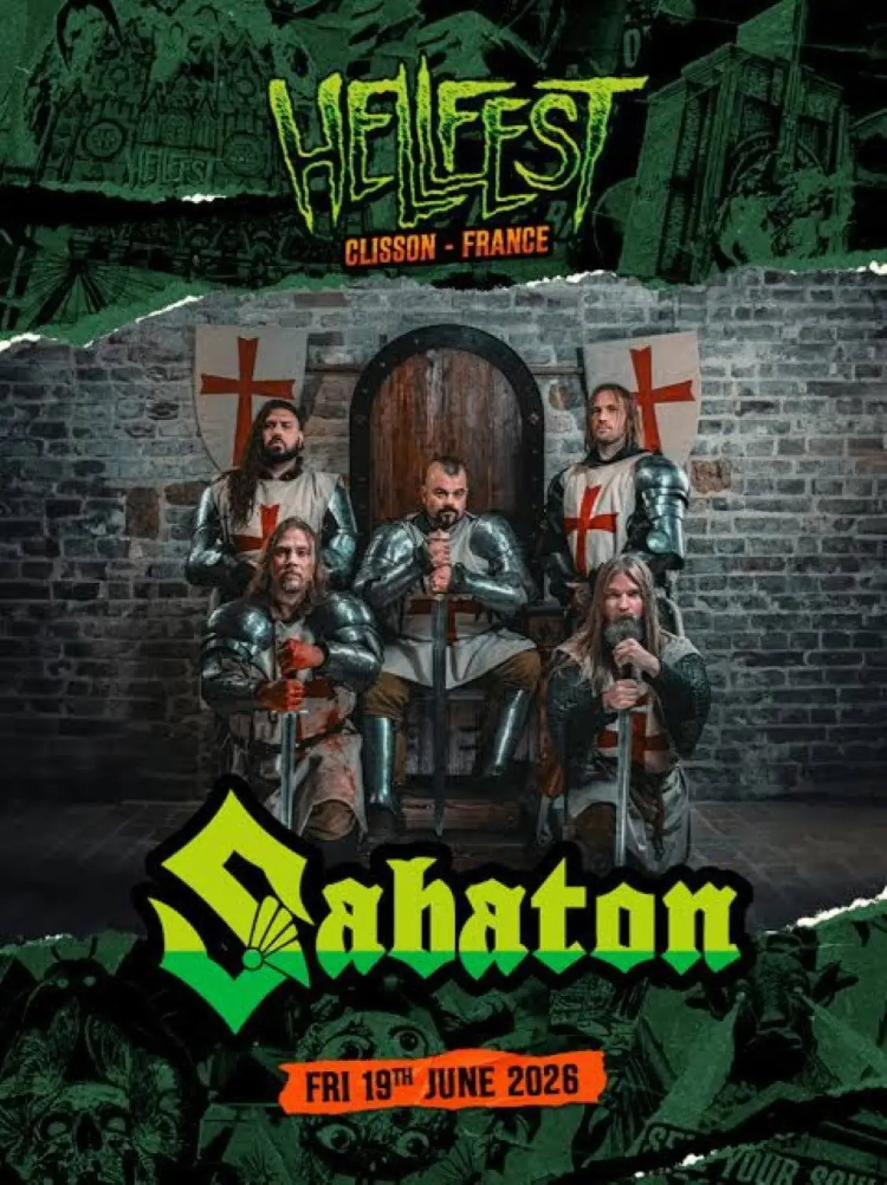 Постер к фильму "Sabaton - Hellfest 2026"