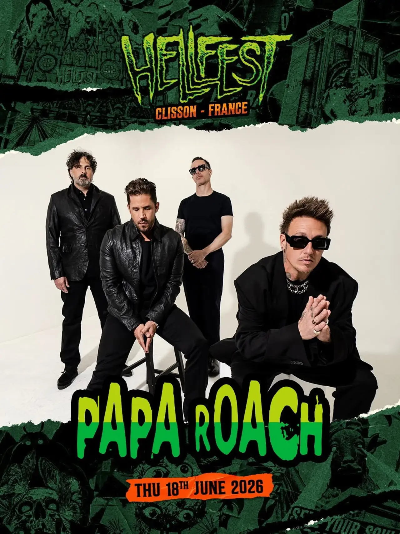 Постер к фильму "Papa Roach - Hellfest 2026"