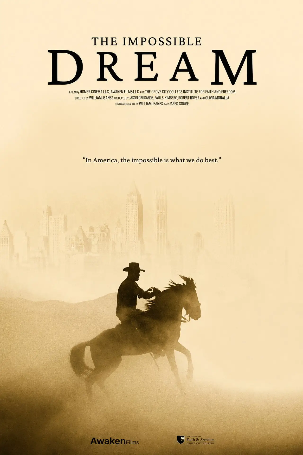 Постер к фильму "The Impossible Dream"