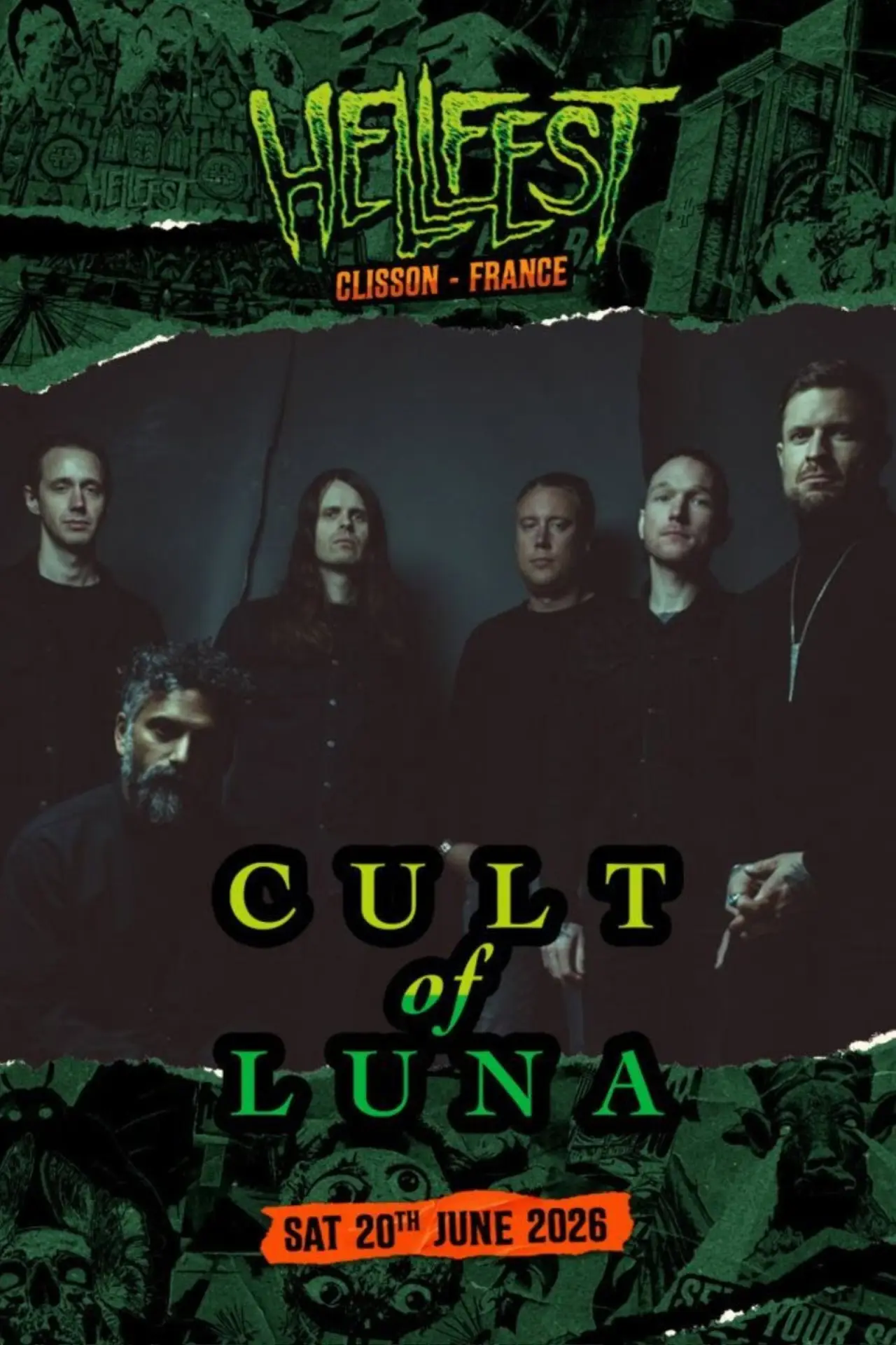 Постер к фильму "Cult of Luna - Hellfest 2026"