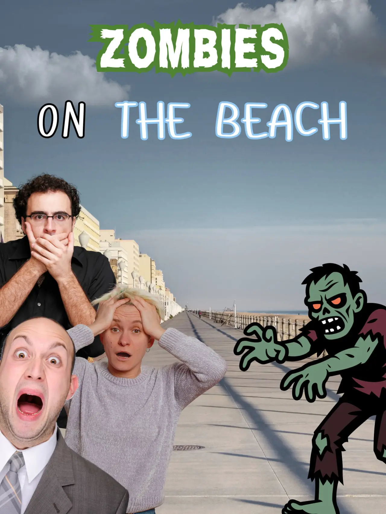 Постер к фильму "Zombies on The Beach"
