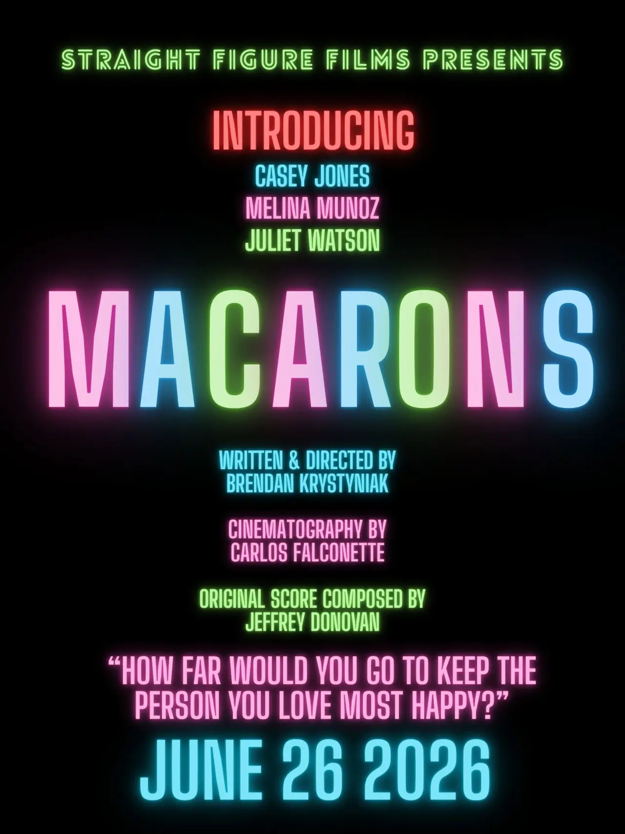 Постер к фильму "MACARONS"