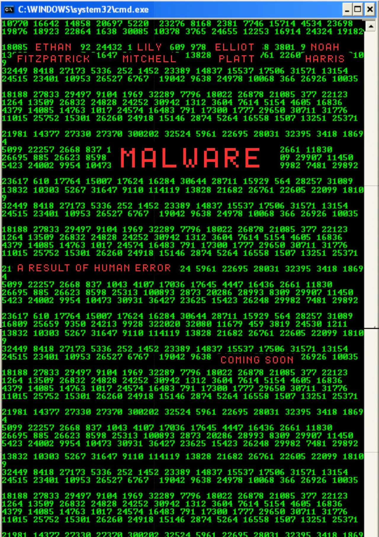 Постер к фильму "MALWARE"