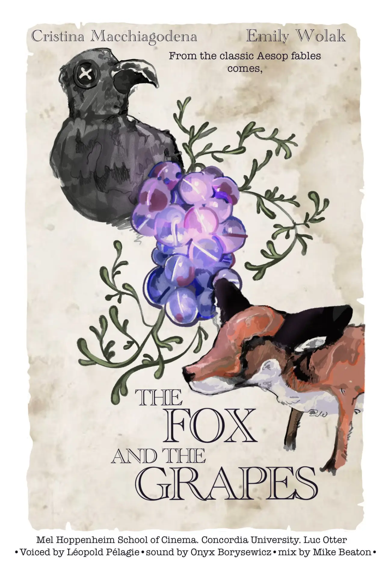 Постер к фильму "The Fox and the Grapes"