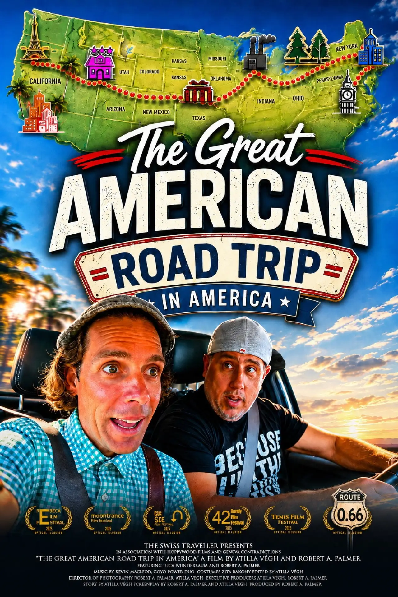 Постер к фильму "The Great American Road Trip in America"