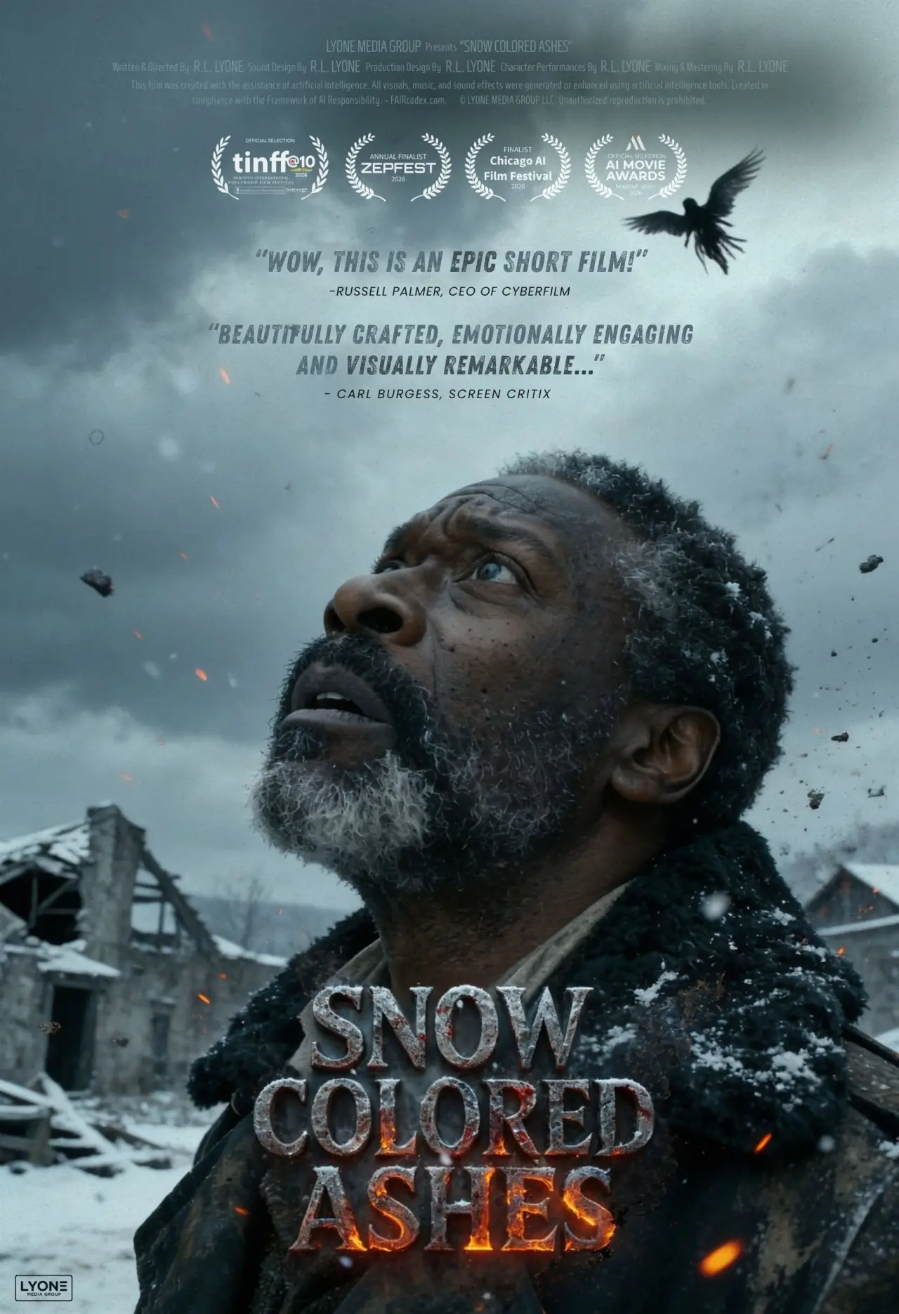 Постер к фильму "Snow Colored Ashes"
