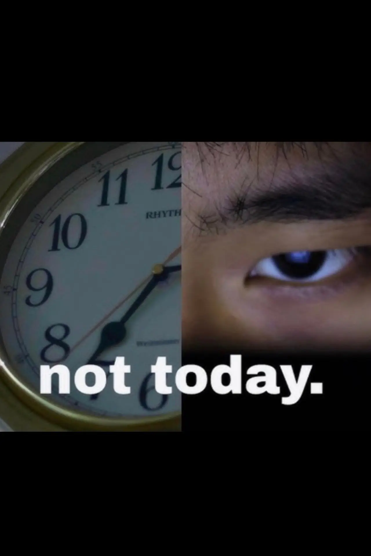 Постер к фильму "Not today"