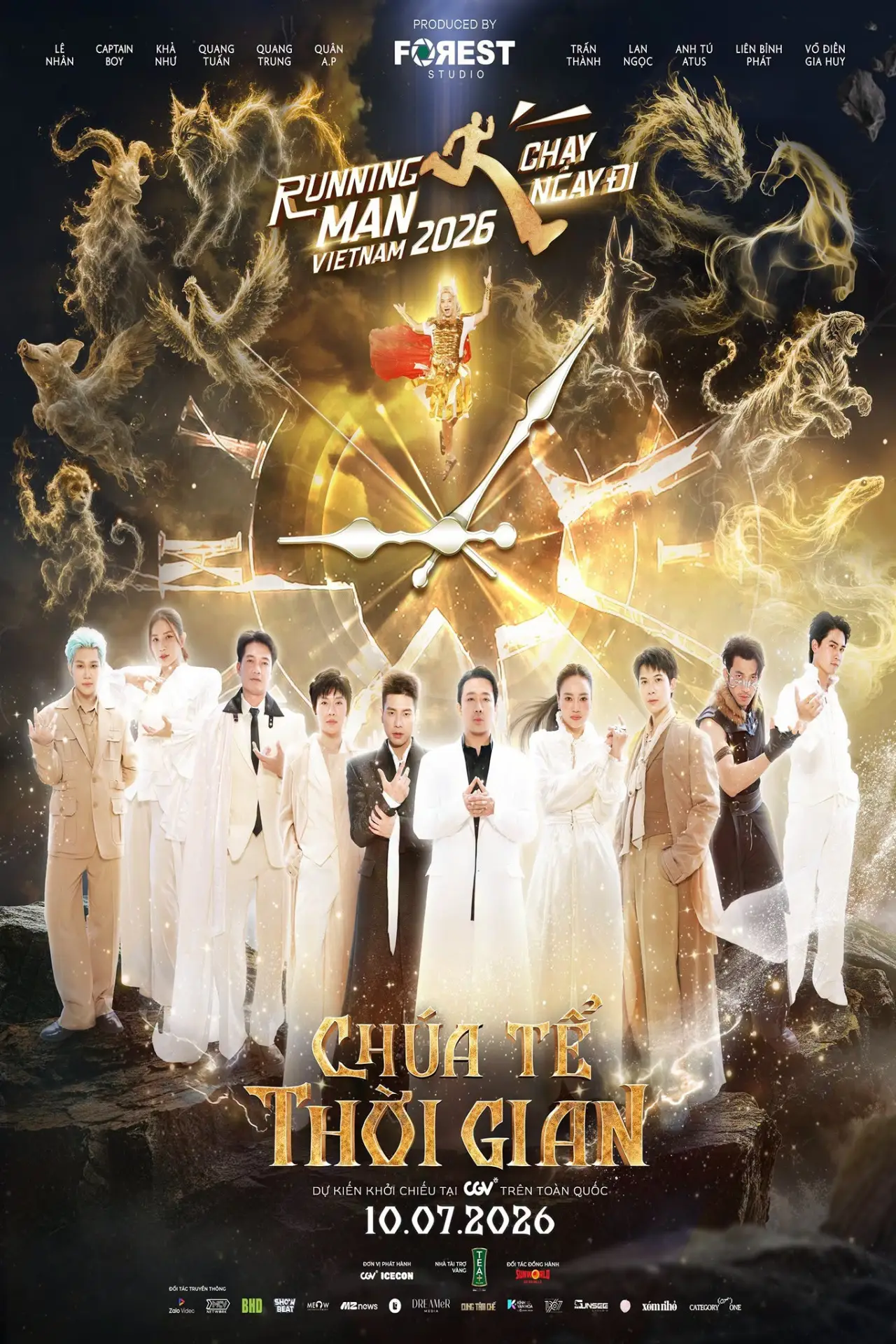 Постер к фильму "Running Man Việt Nam 2026 : Chúa Tể Thời Gian"