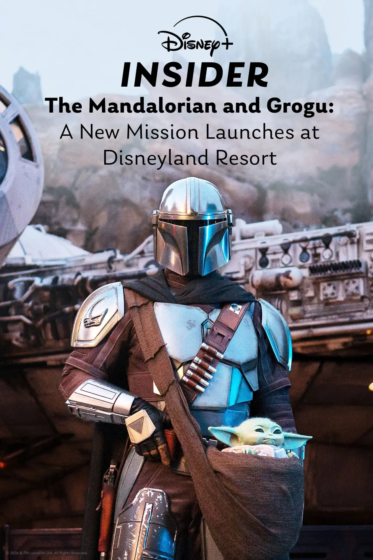 Постер к фильму "Disney+ Insider: The Mandalorian and Grogu - A New Mission Launches at Disneyland Resort"