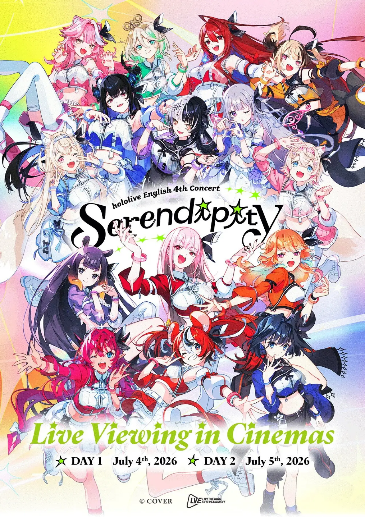 Постер к фильму "hololive English 4th Concert - Serendipity - Day 1"