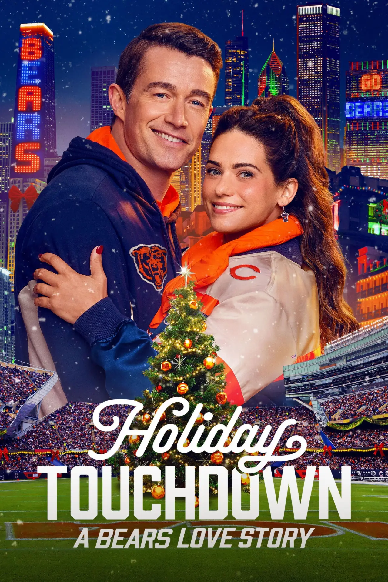 Постер к фильму "Holiday Touchdown: A Bears Love Story"