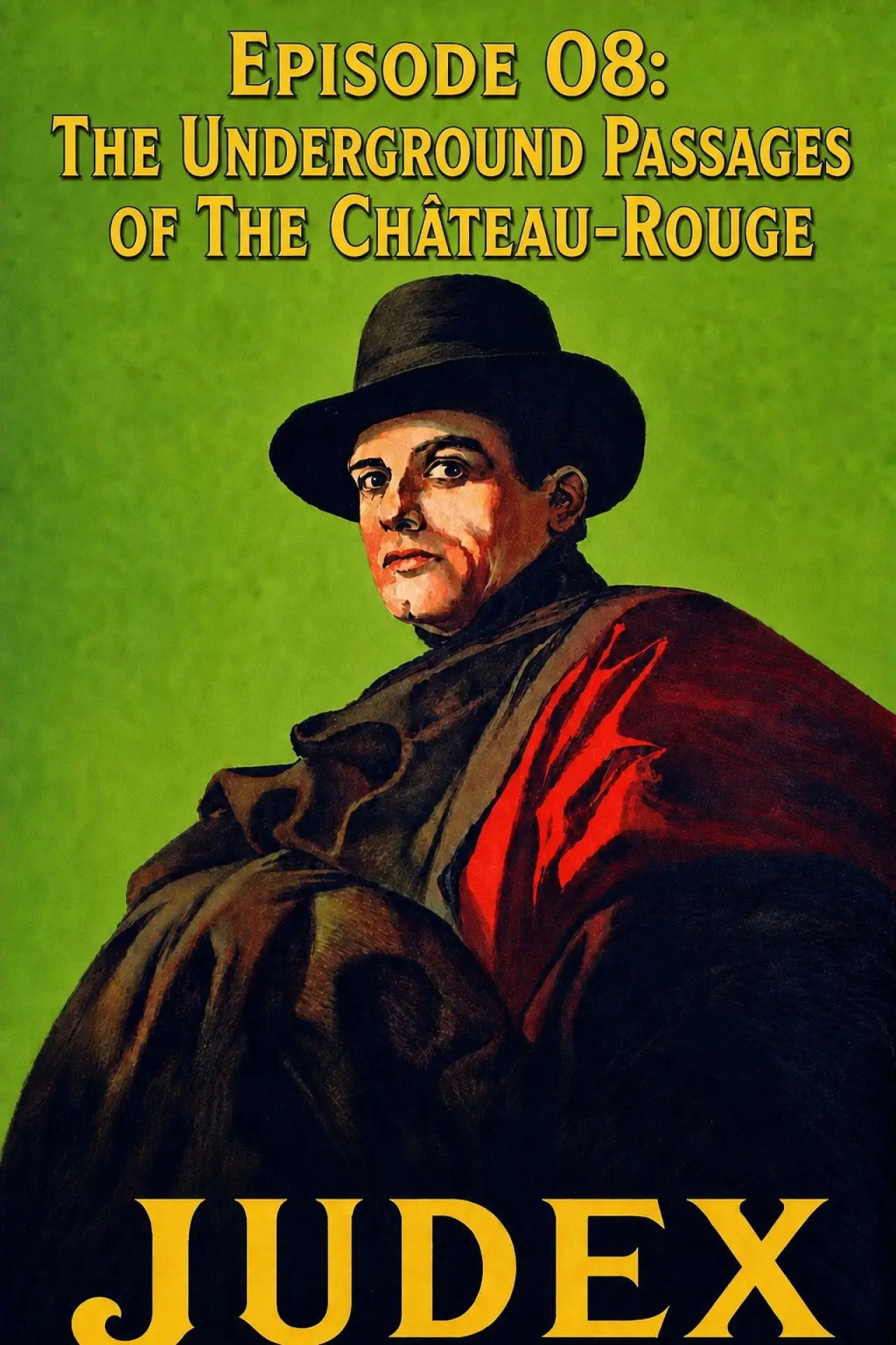 Постер к фильму "Judex (Episode 08): Les Souterrains du Château-Rouge"