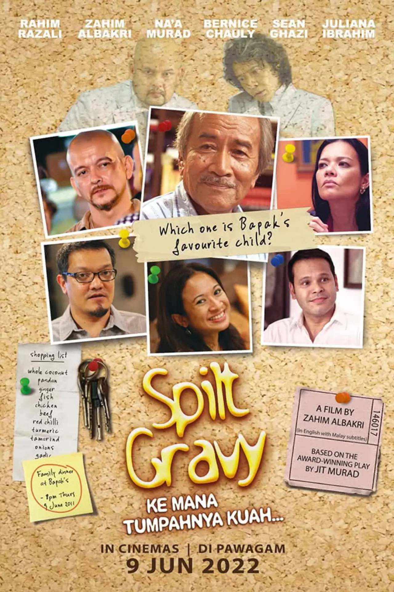 Постер к фильму "Sinopsis Filem Spilt Gravy / Ke Mana Tumpahnya Kuah"