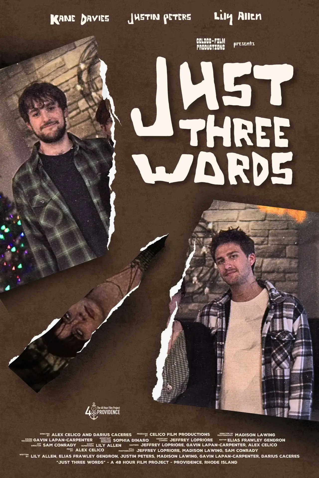 Постер к фильму "Just Three Words"