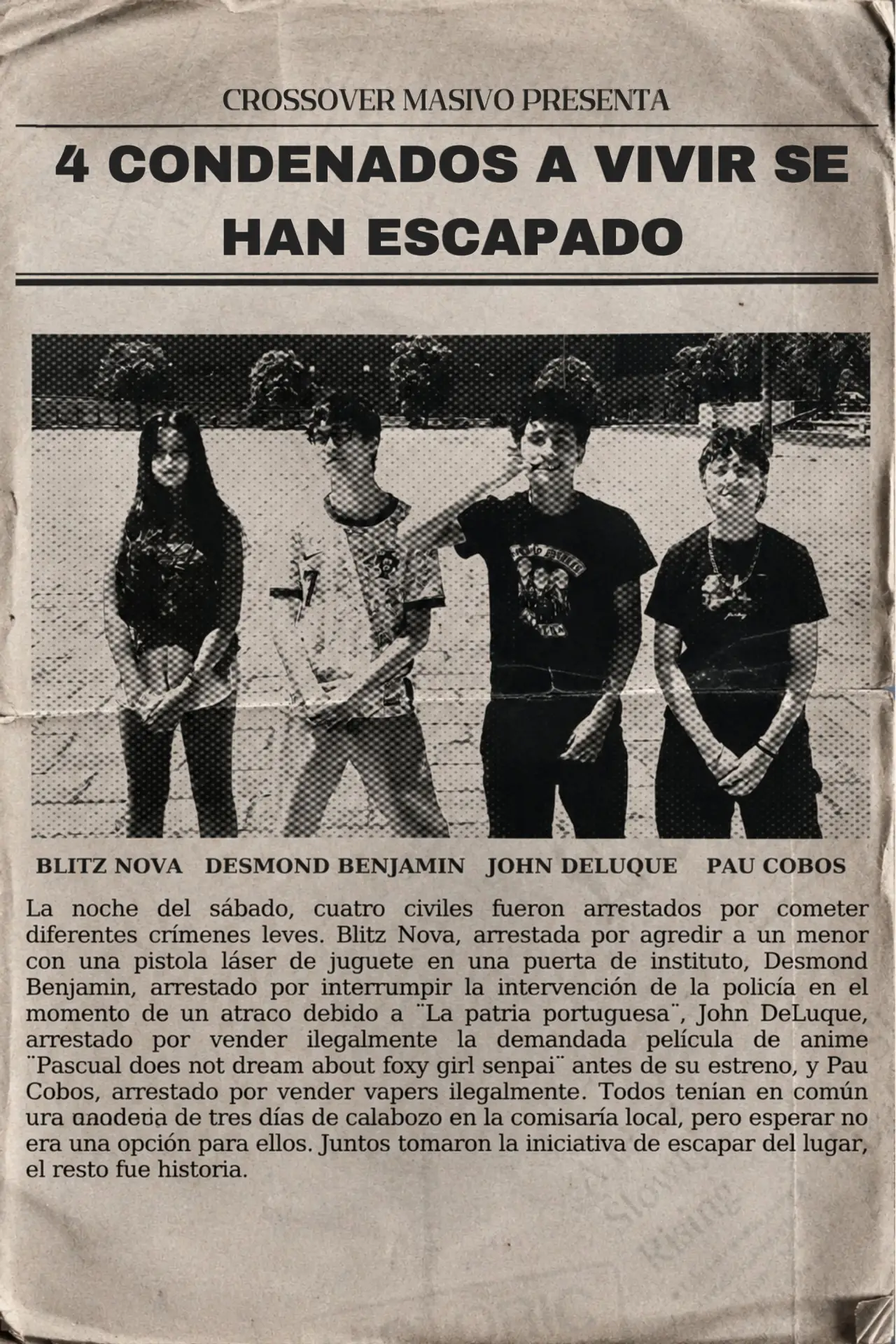 Постер к фильму "4 condenados a vivir han escapado"