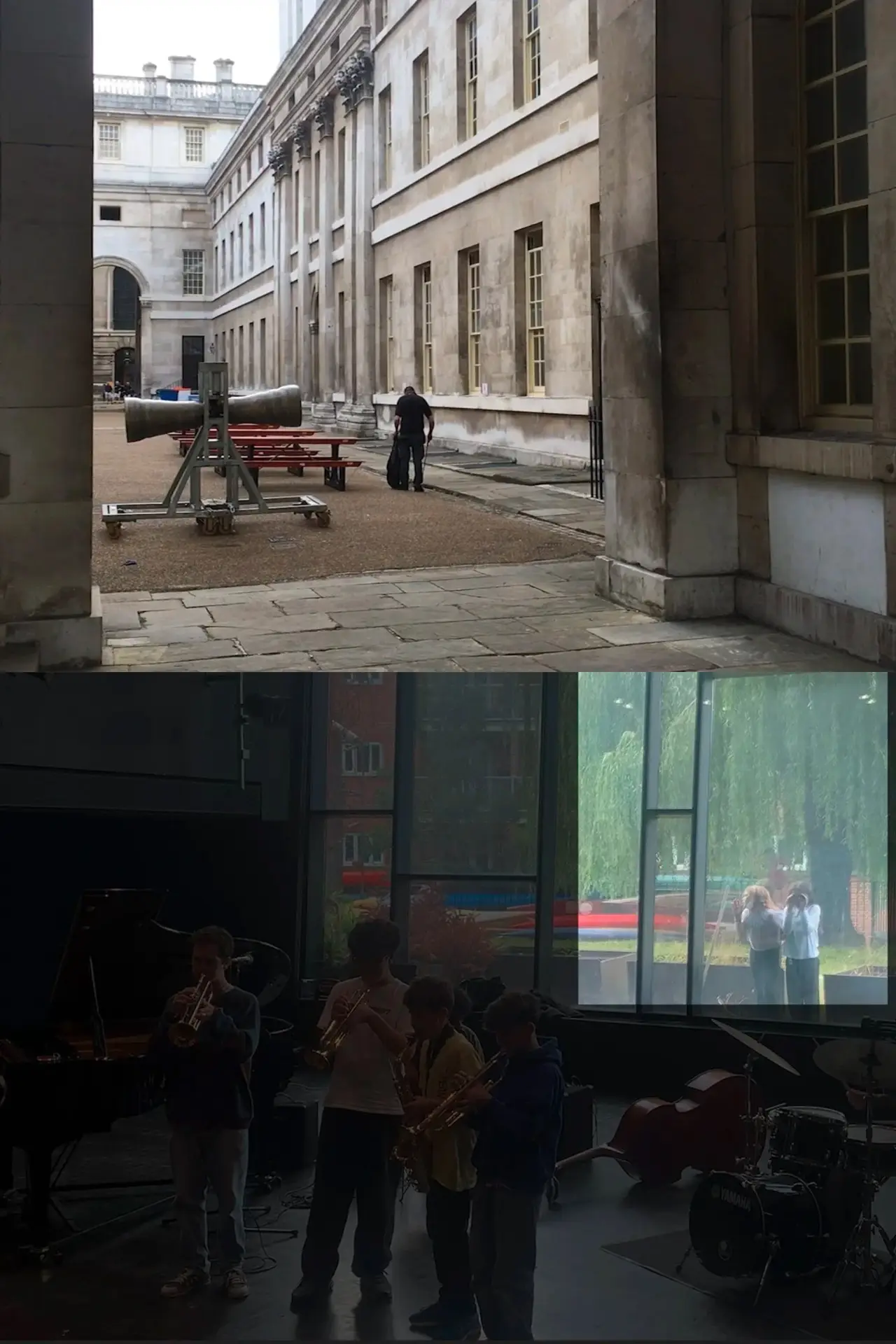 Постер к фильму "Four Films about Music (Silent Jazz / Orchestra / Pause / Interior Music)"