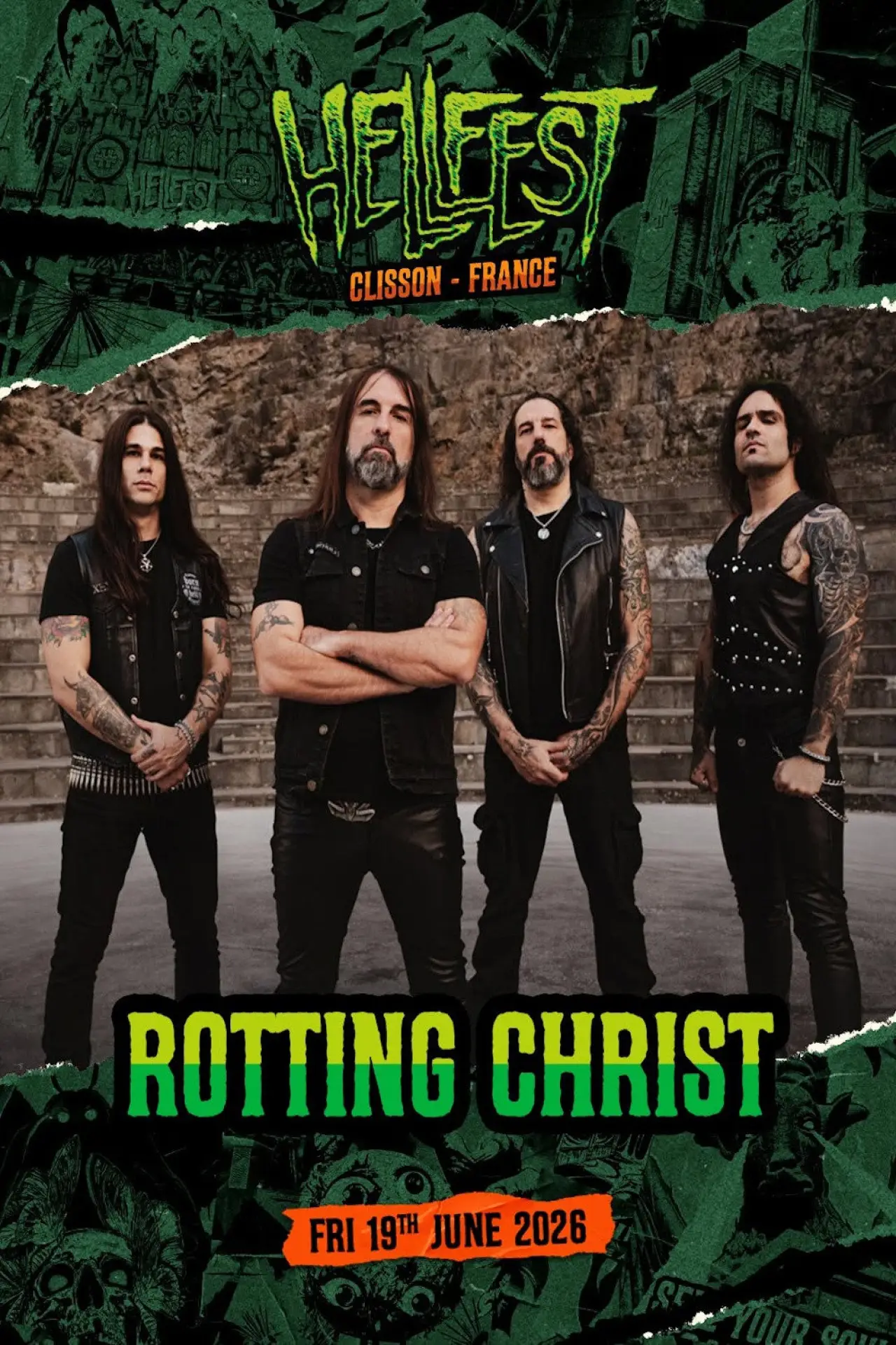 Постер к фильму "Rotting Christ - Hellfest 2026"