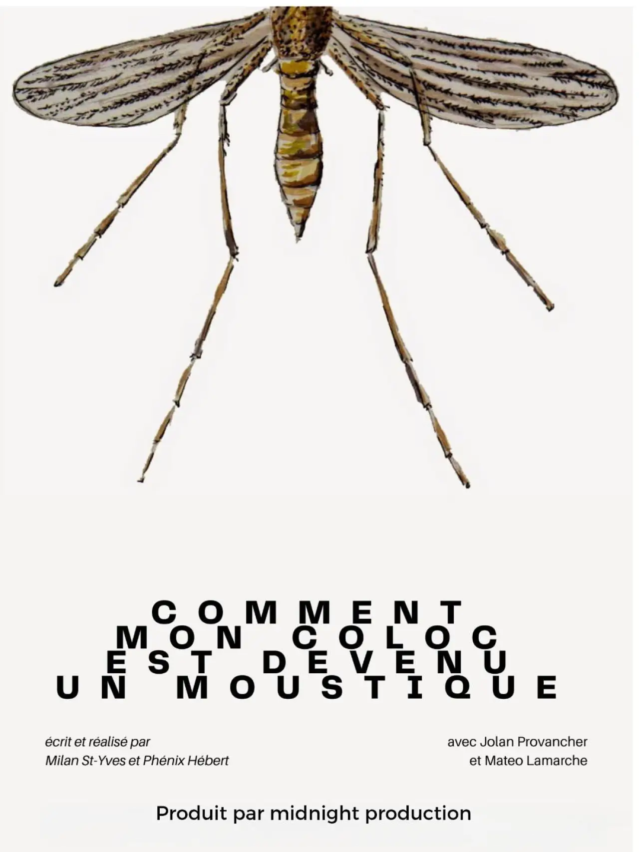 Постер к фильму "Comment mon coloc est devenu un moustique"