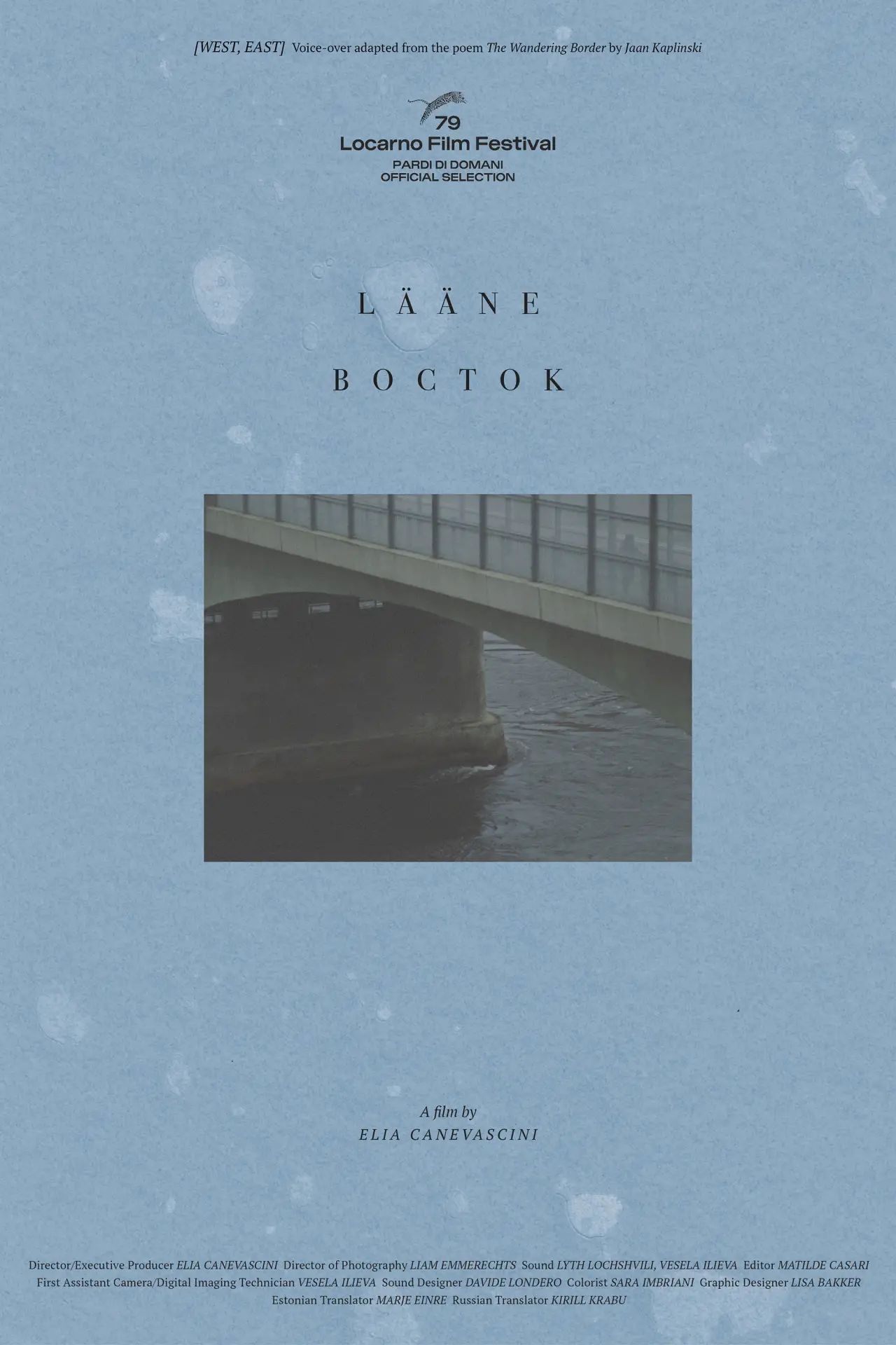 Постер к фильму "Lääne/Vostok"