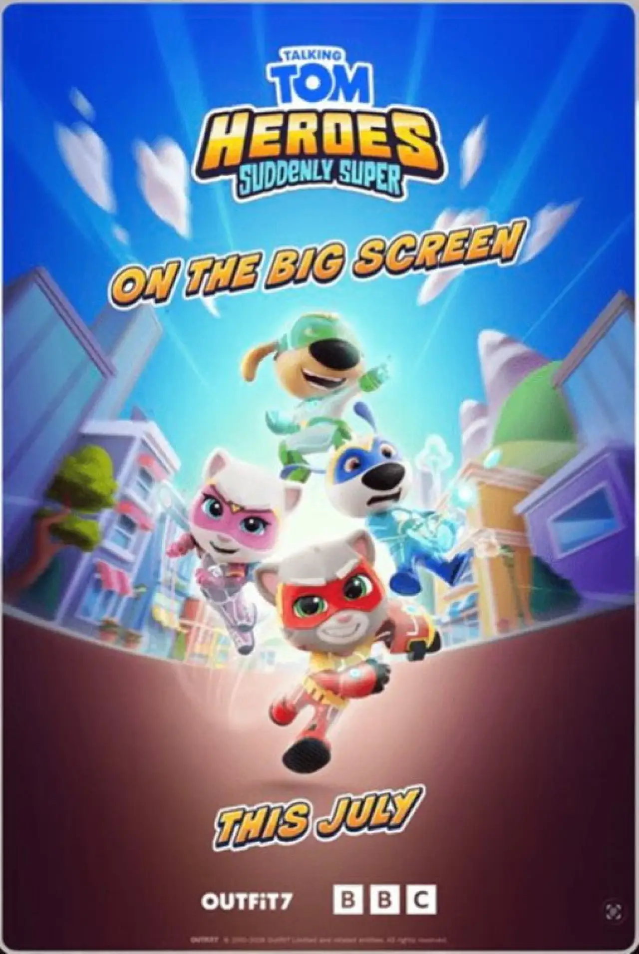Постер к фильму "Talking Tom Hero’s on the Big Screen"