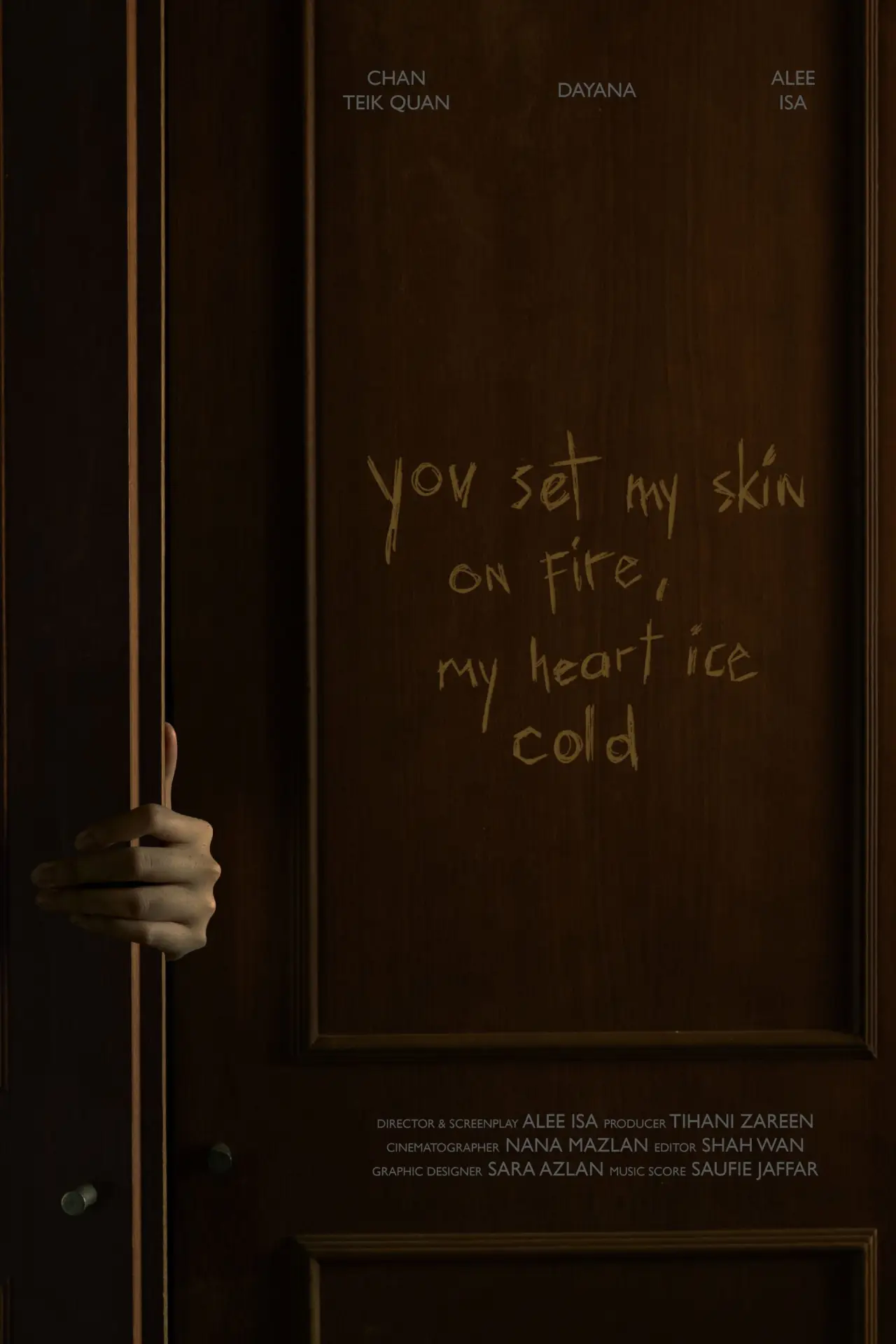 Постер к фильму "You Set My Skin On Fire, My Heart Ice Cold"