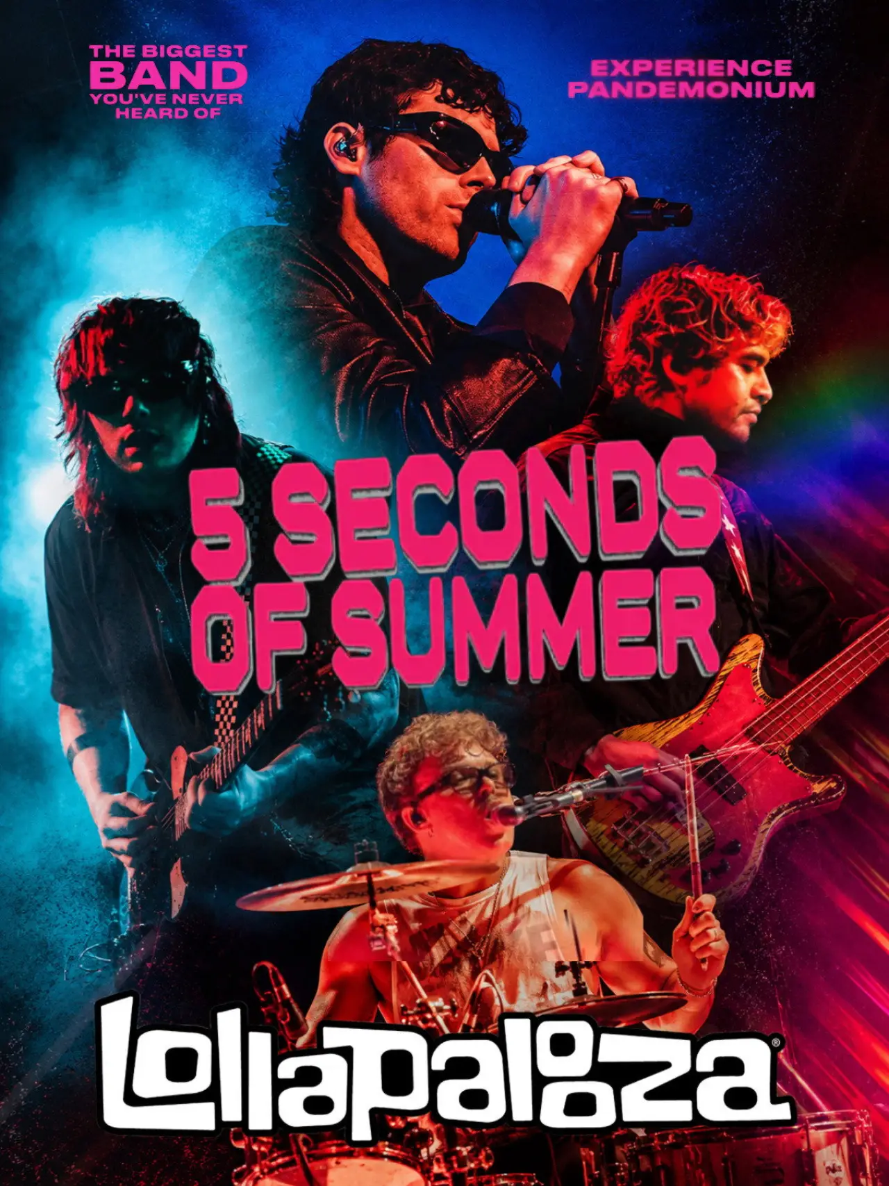 Постер к фильму "5SOS: Live at Lollapalooza"