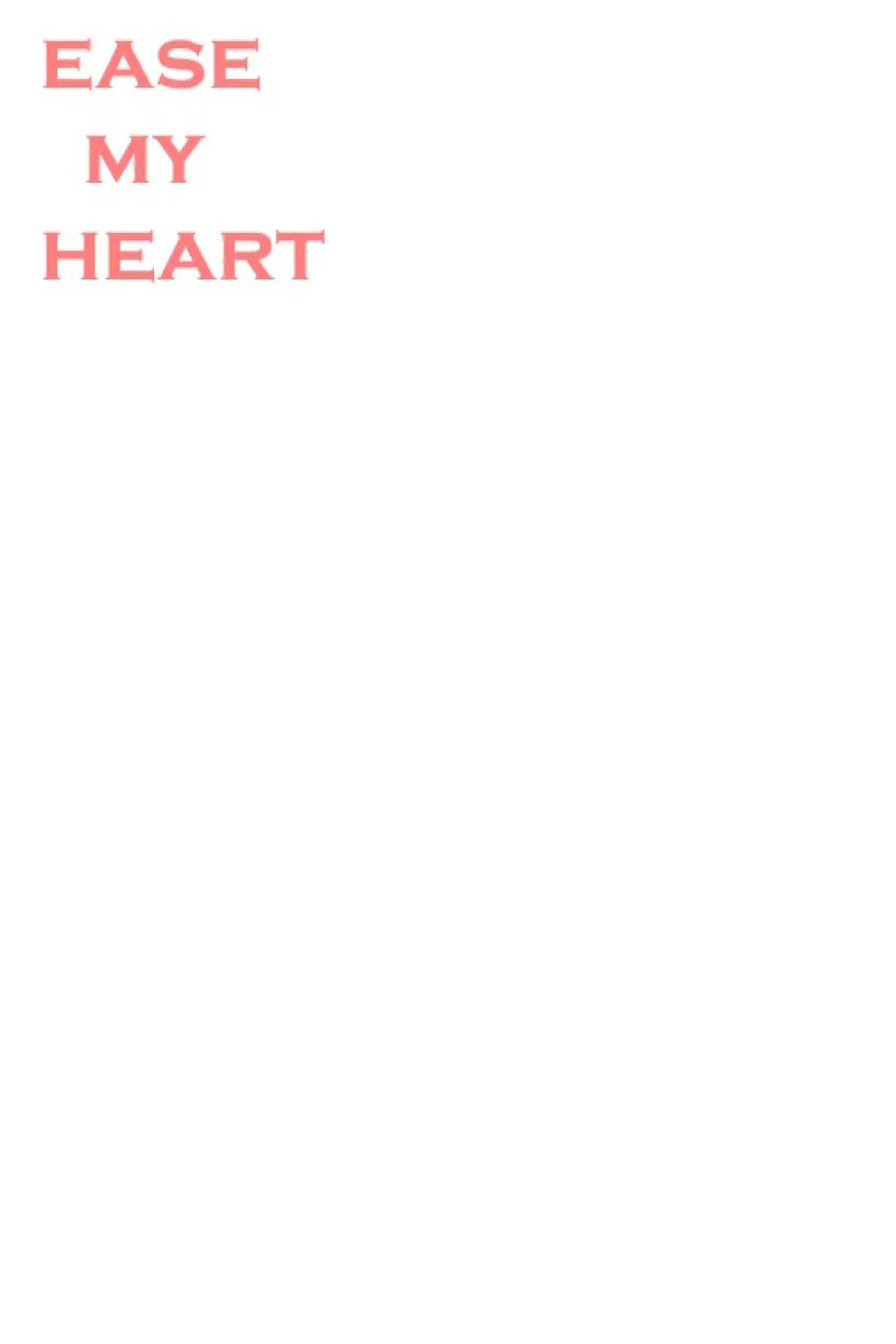 Постер к фильму "Ease my Heart"