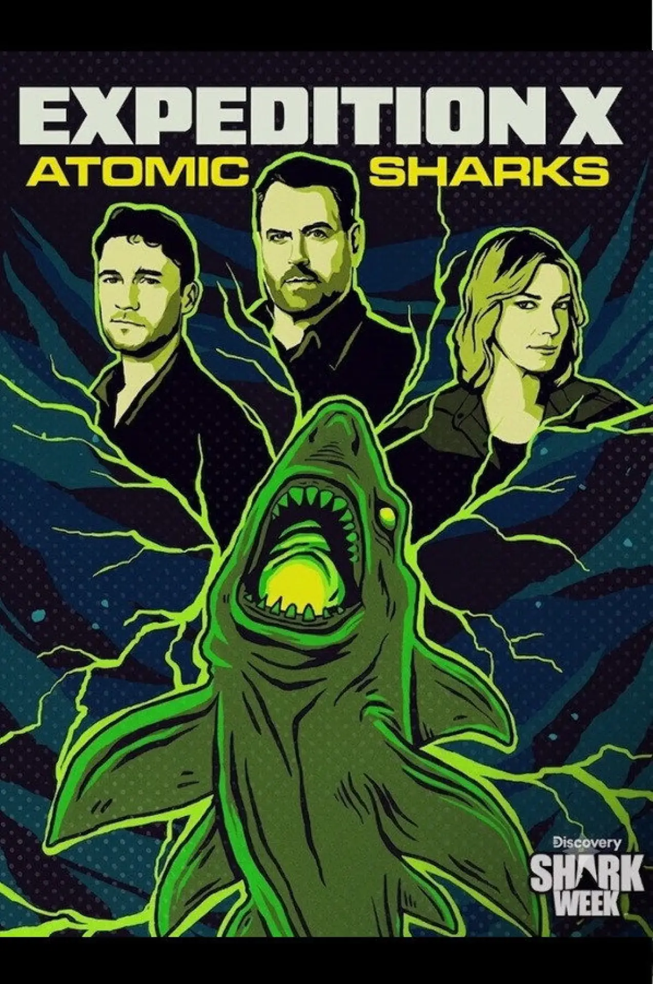 Постер к фильму "Expedition X: Atomic Sharks"