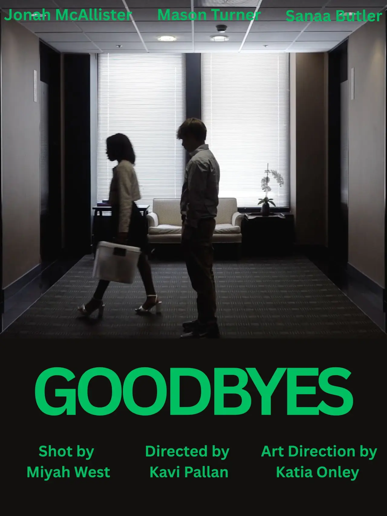 Постер к фильму "Goodbyes"