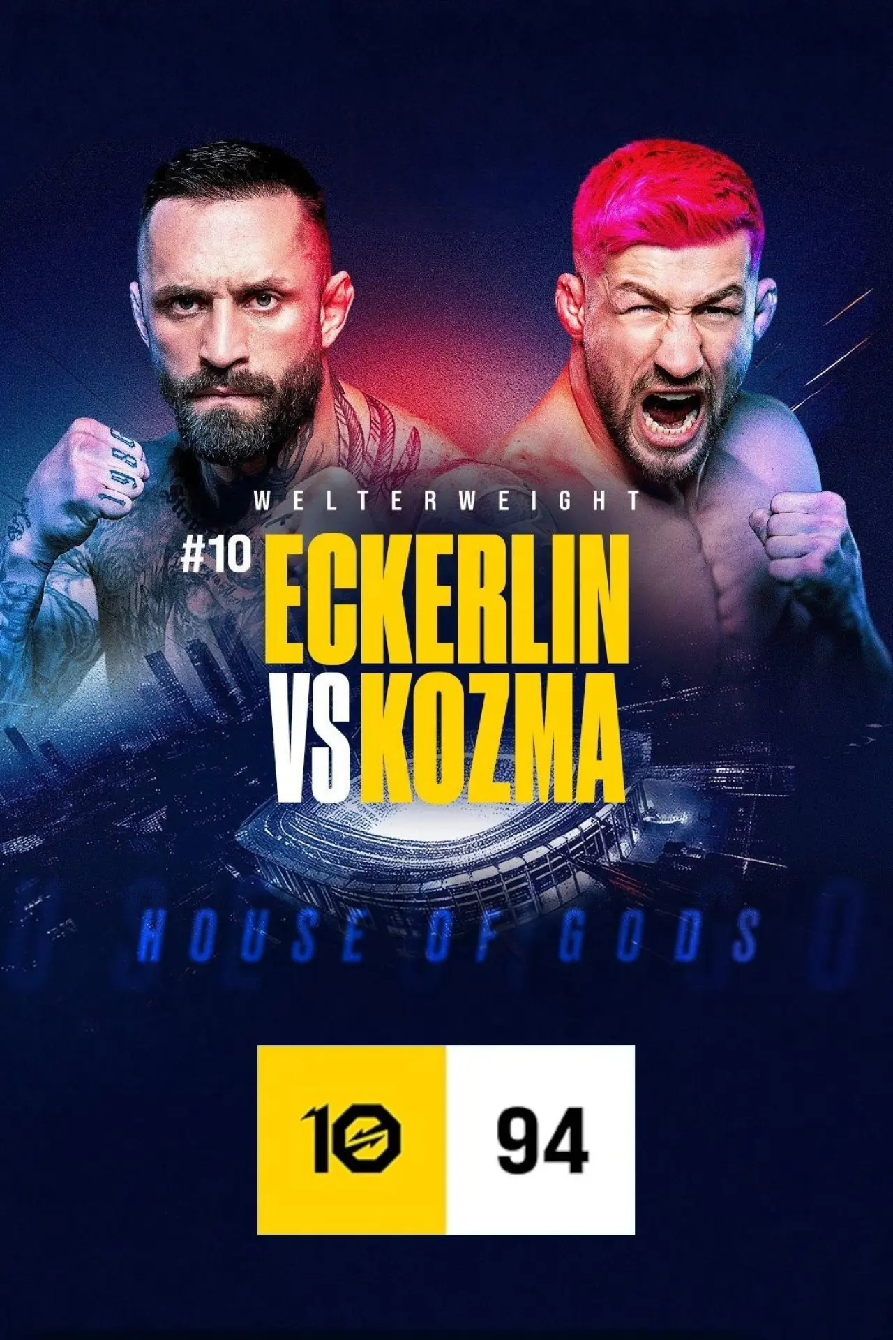 Постер к фильму "OKTAGON 94: Eckerlin vs. Kozma"