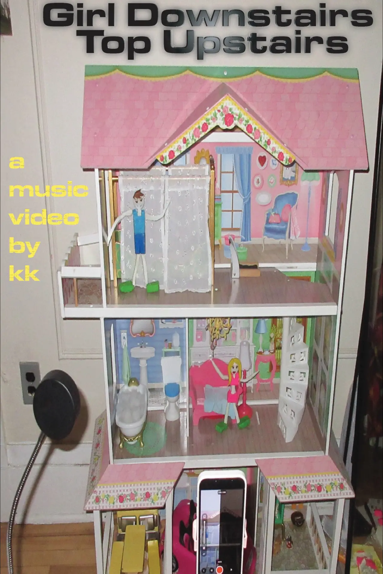 Постер к фильму "Girl Downstairs Top Upstairs"