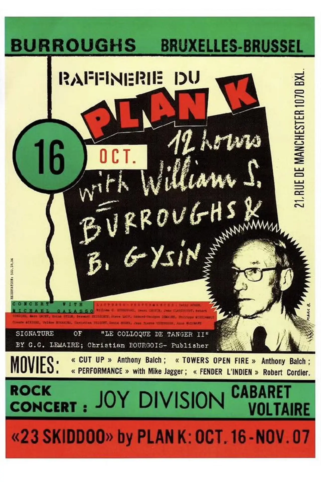 Постер к фильму "Joy Division: Plan K, Brussels 16th October, 1979"