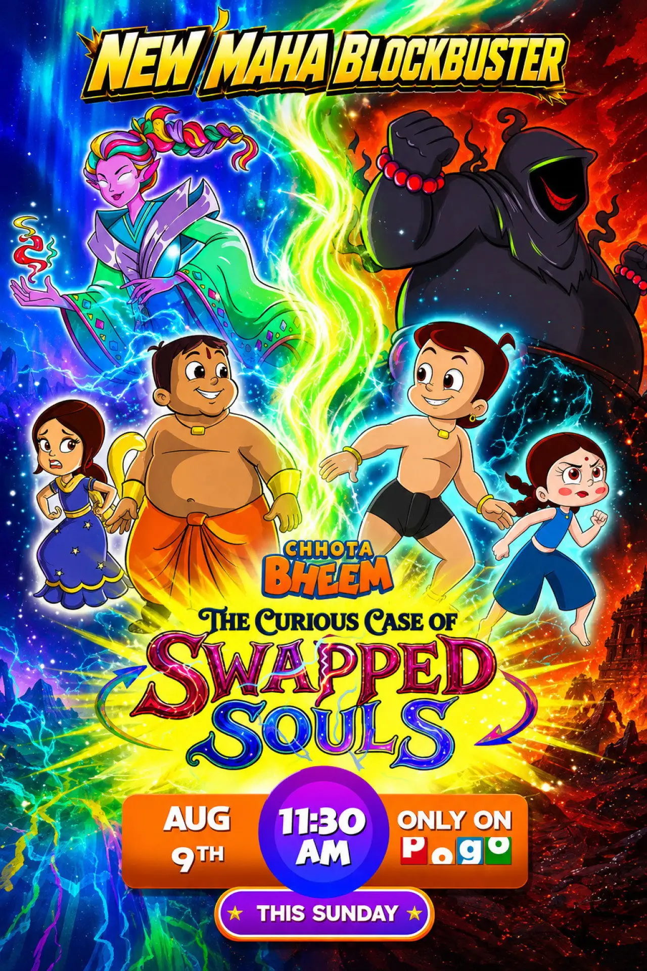 Постер к фильму "Chhota bheem the curious case of  swapped souls"