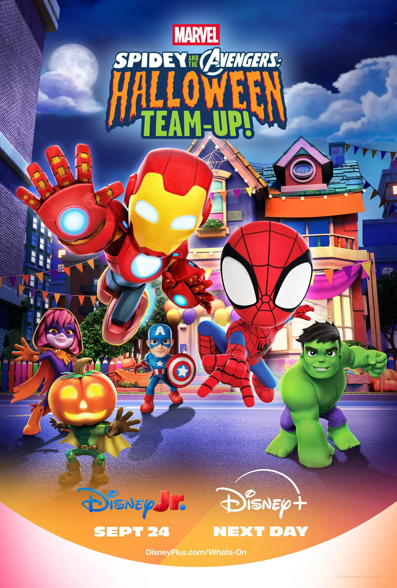 Постер к фильму "Spidey and the Avengers: Halloween Team-Up!"